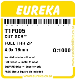T1F005 - Cut Screw -T1F005_Label_T